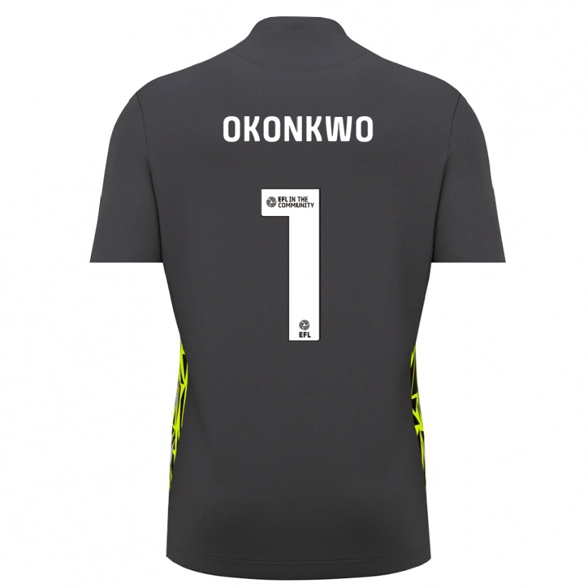 Danxen Homme Arthur Okonkwo #1 Maillot de Gardien Vert Forêt Gris 2025/26 T-shirt