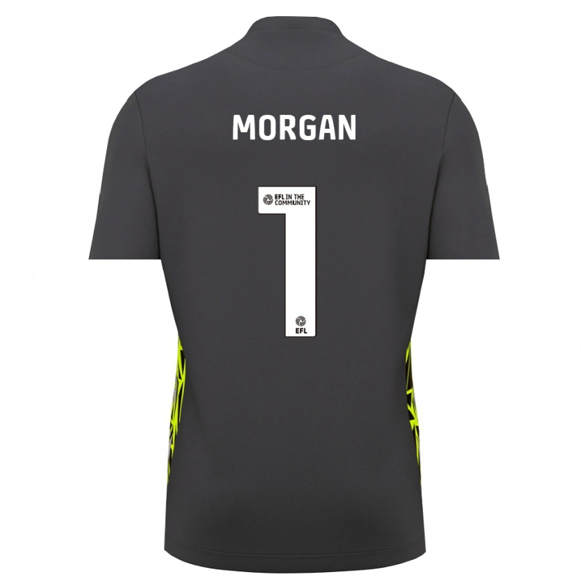 Danxen Homme Delyth Morgan #1 Maillot de Gardien Vert Forêt Gris 2025/26 T-shirt