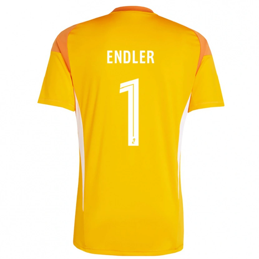 Danxen Homme Christiane Endler #1 Maillot de Gardien Rouge Orange 2025/26 T-shirt