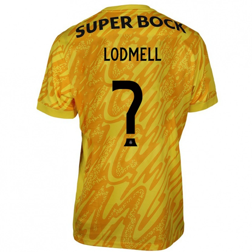 Danxen Homme William Lodmell #0 Maillot de Gardien Jaune Orange 2025/26 T-shirt