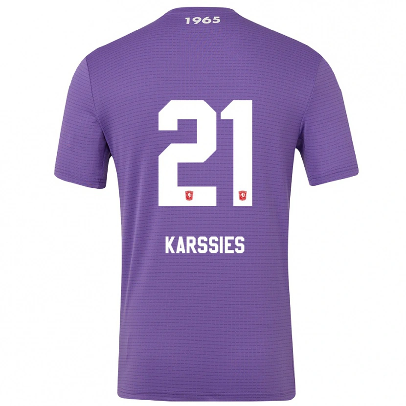 Danxen Homme Sam Karssies #21 Maillot de Gardien Violet Moyen 2025/26 T-shirt