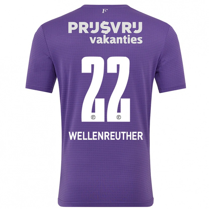 Danxen Homme Timon Wellenreuther #22 Maillot de Gardien Blanc Violet 2025/26 T-shirt