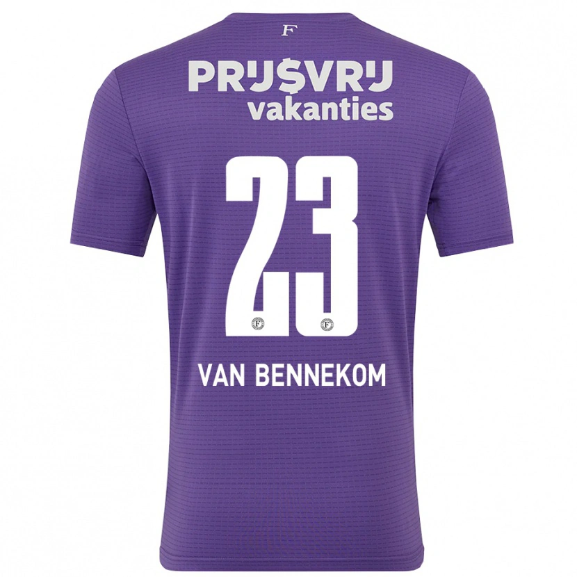 Danxen Homme Duron van Bennekom #23 Maillot de Gardien Blanc Violet 2025/26 T-shirt