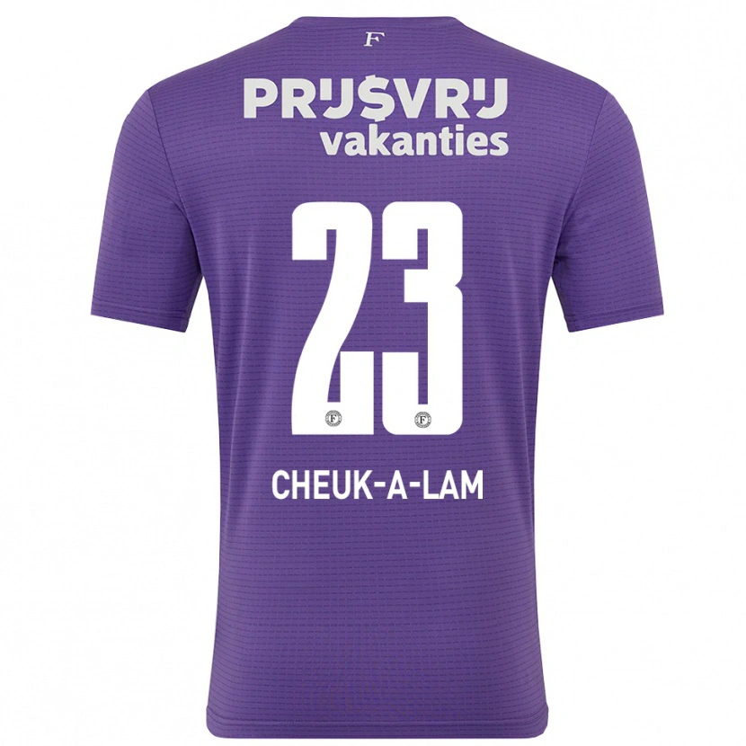 Danxen Homme Lee-Quincy Cheuk-A-Lam #23 Maillot de Gardien Blanc Violet 2025/26 T-shirt
