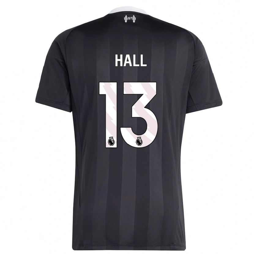 Danxen Homme Bailey Hall #13 Maillot de Gardien Noir Blanc 2025/26 T-shirt