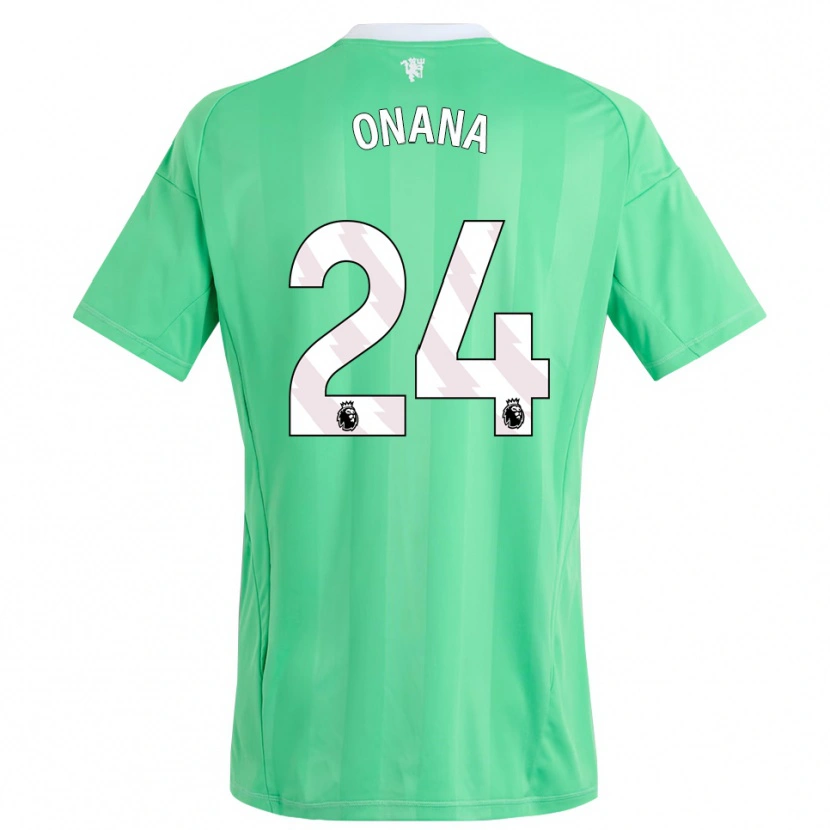 Danxen Homme André Onana #24 Maillot de Gardien Vert Émeraude 2025/26 T-shirt