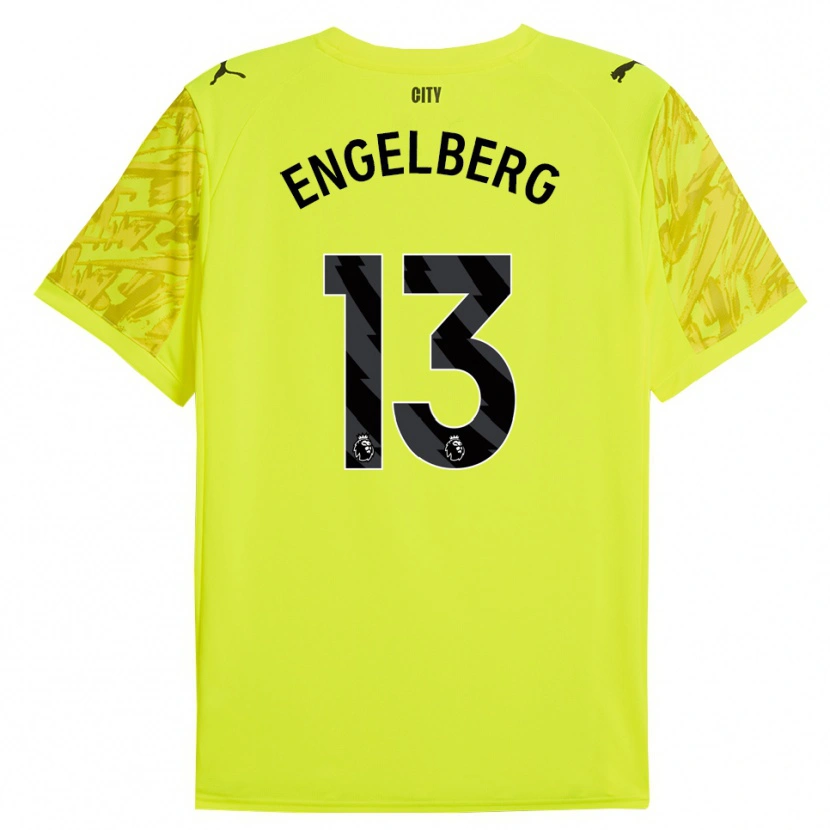 Danxen Homme Stavros Engelberg #13 Maillot de Gardien Jaune Orange Noir 2025/26 T-shirt