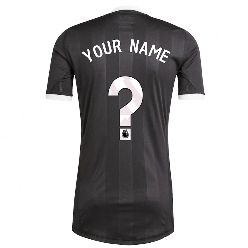 Danxen Homme Aston Villa FC Maillot de Gardien Noir Blanc 2025/26 T-shirt