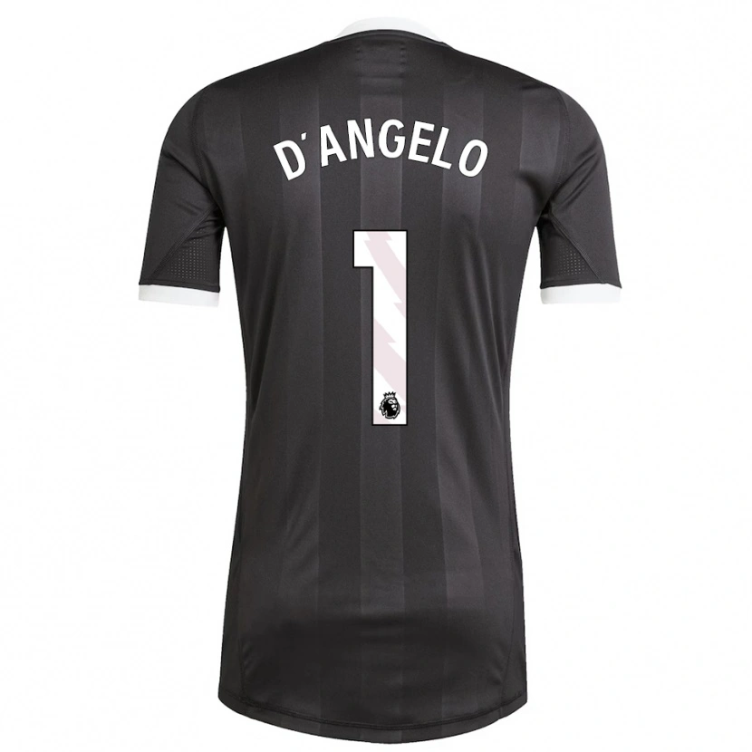 Danxen Homme Sabrina D'angelo #1 Maillot de Gardien Noir Blanc 2025/26 T-shirt