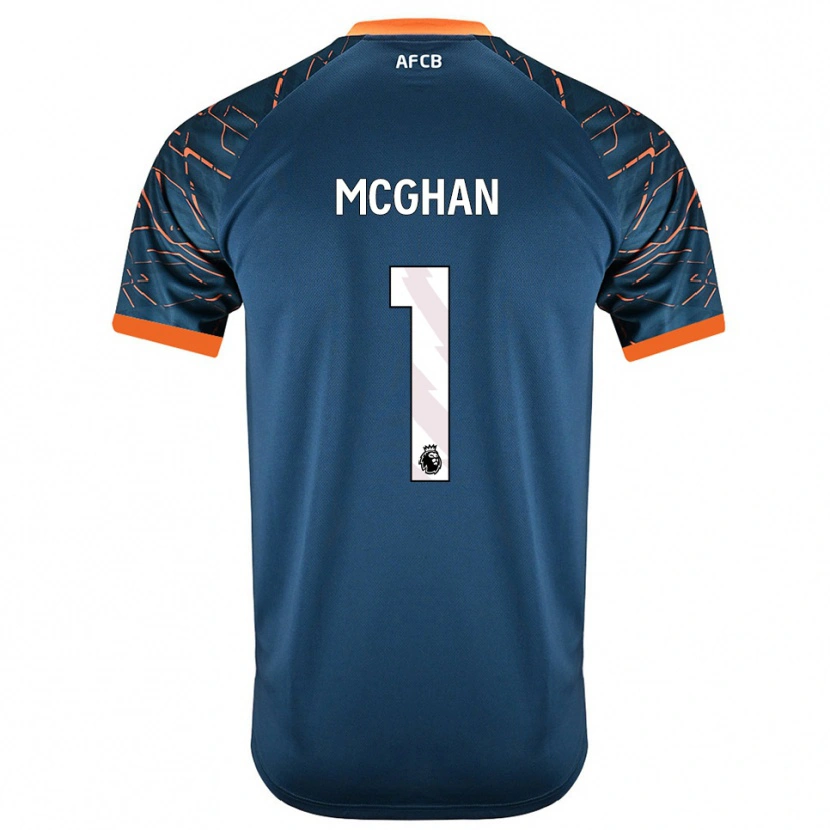 Danxen Homme Hayden McGhan #1 Maillot de Gardien Bleu Ardoise Foncé 2025/26 T-shirt