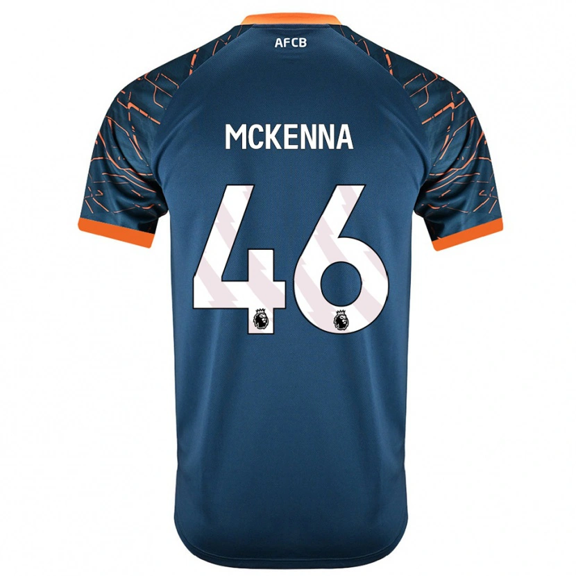 Danxen Homme Callan McKenna #46 Maillot de Gardien Bleu Ardoise Foncé 2025/26 T-shirt