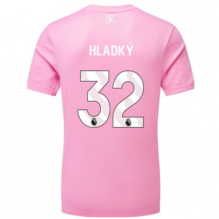 Danxen Homme Vaclav Hladky #32 Maillot de Gardien Blanc Rose 2025/26 T-shirt