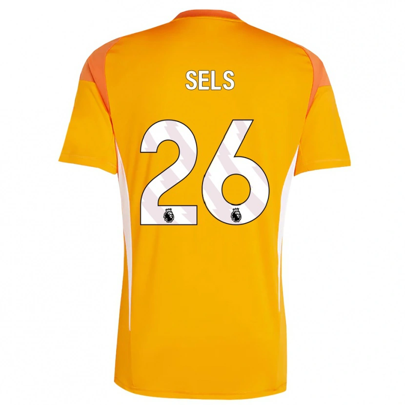 Danxen Homme Matz Sels #26 Maillot de Gardien Blanc Orange 2025/26 T-shirt