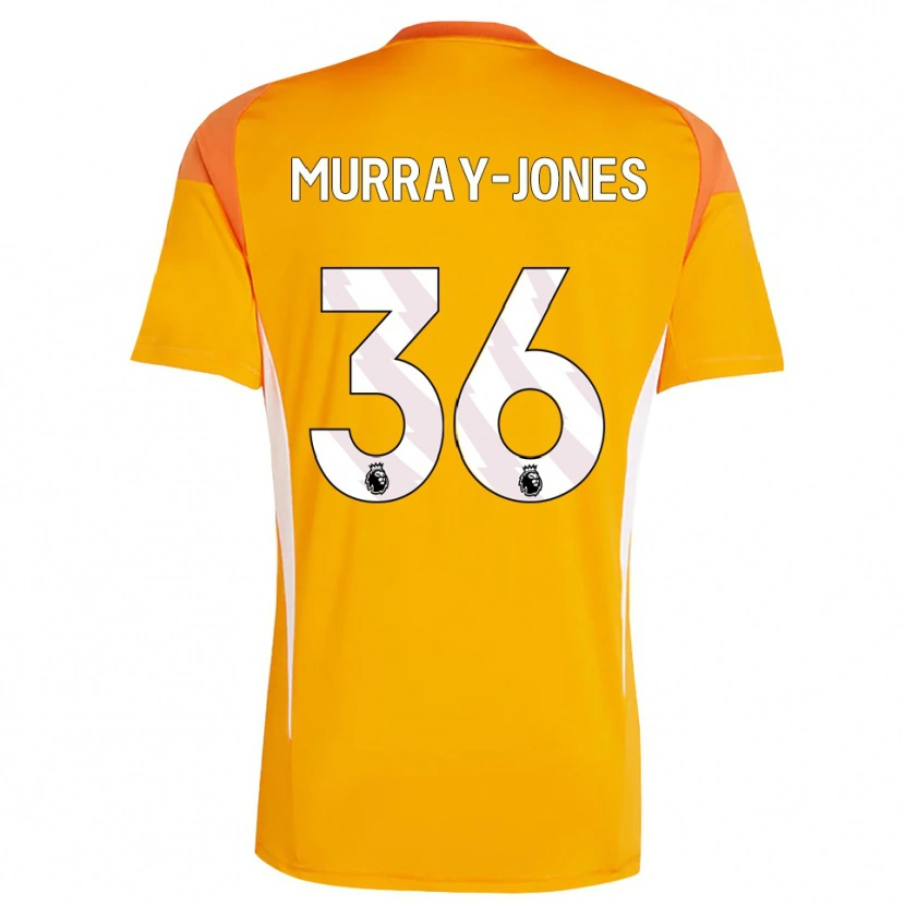 Danxen Homme George Murray-Jones #36 Maillot de Gardien Blanc Orange 2025/26 T-shirt