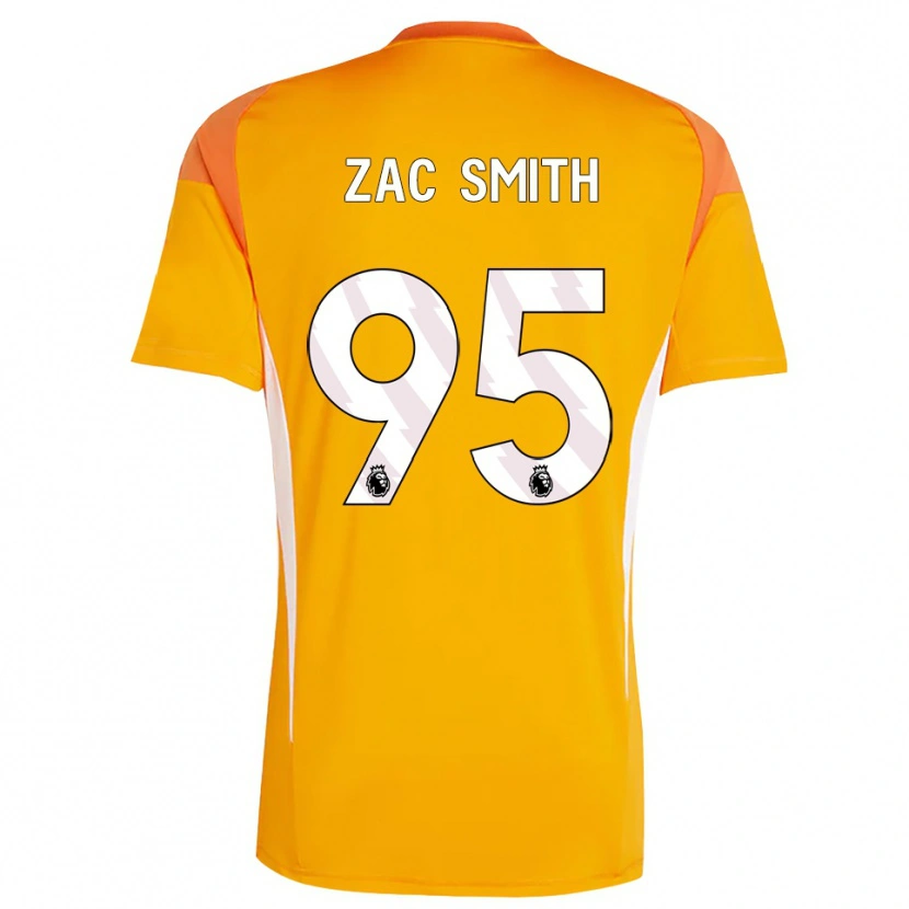 Danxen Homme Zac Smith #95 Maillot de Gardien Blanc Orange 2025/26 T-shirt