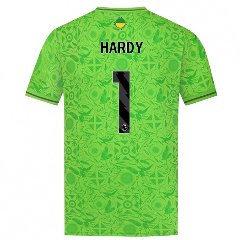 Danxen Homme George Hardy #1 Maillot de Gardien Vert Noir 2025/26 T-shirt