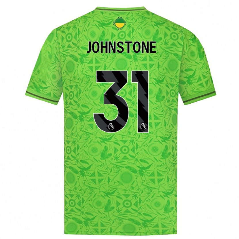Danxen Homme Sam Johnstone #31 Maillot de Gardien Vert Noir 2025/26 T-shirt