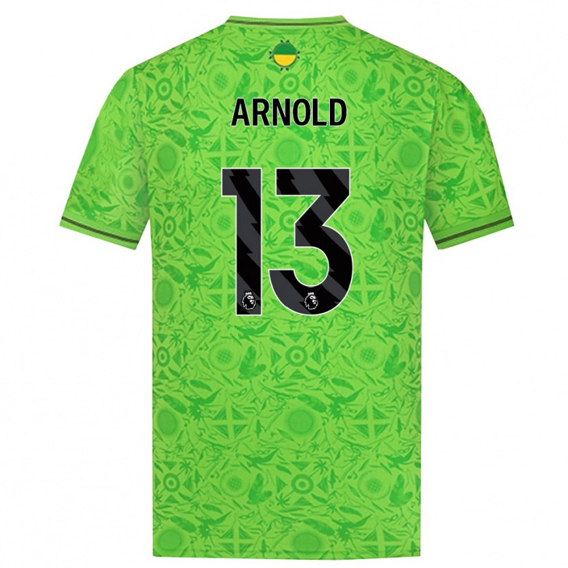 Danxen Homme Alfie Arnold #13 Maillot de Gardien Vert Noir 2025/26 T-shirt