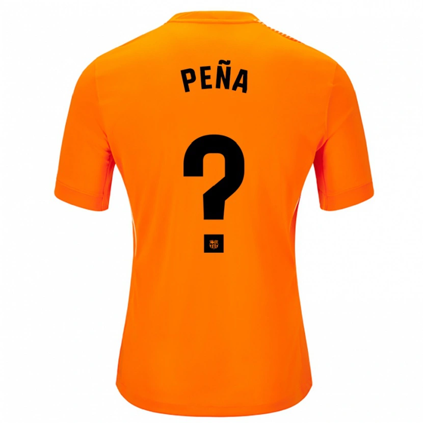 Danxen Homme Pablo Peña #0 Maillot de Gardien Orange Noir 2025/26 T-shirt