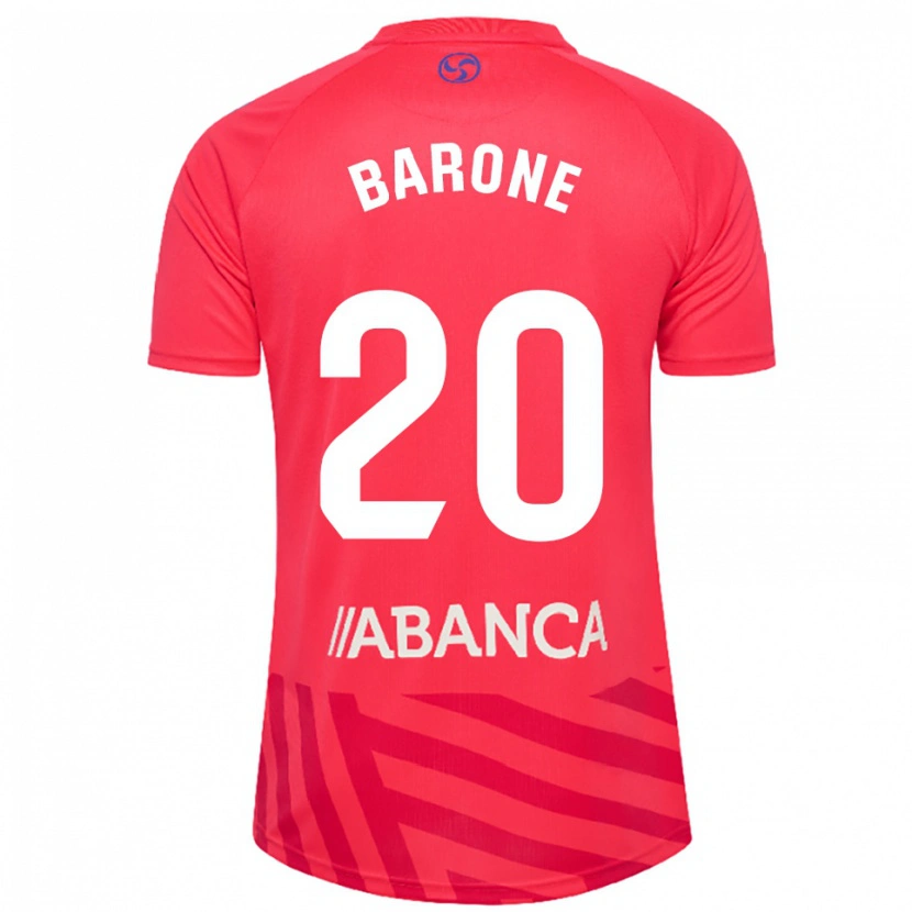 Danxen Homme Caio Barone #20 Maillot de Gardien Rouge Blanc 2025/26 T-shirt
