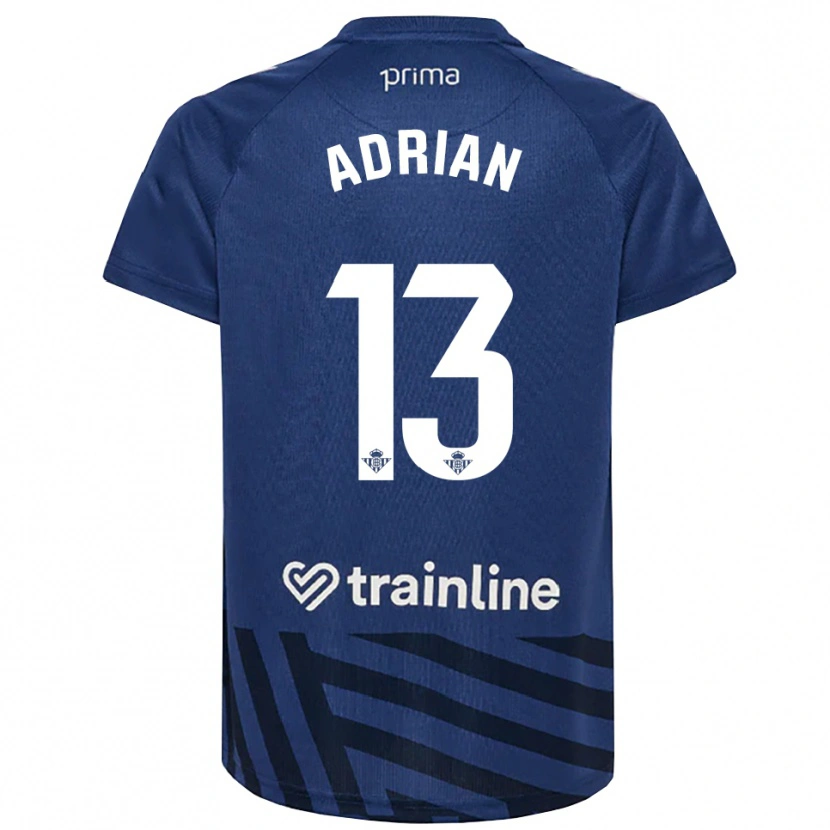 Danxen Homme Adrián #13 Maillot de Gardien Bleu Roi Blanc 2025/26 T-shirt