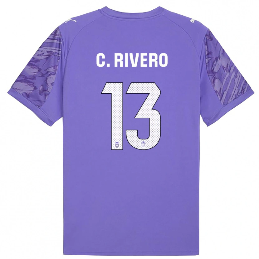 Danxen Homme Cristian Rivero #13 Maillot de Gardien Blanc Lillac 2025/26 T-shirt