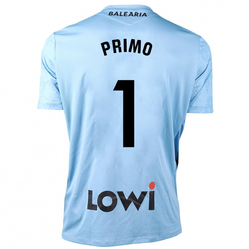 Danxen Homme Álex Primo #1 Maillot de Gardien Bleu Clair Noir 2025/26 T-shirt