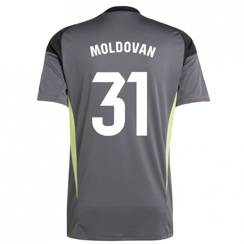 Danxen Homme Horațiu Moldovan #31 Maillot de Gardien Gris Foncé Noir 2025/26 T-shirt
