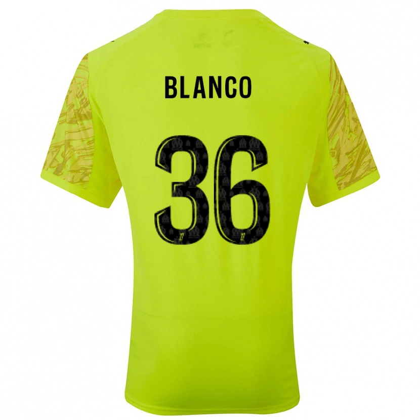 Danxen Homme Rubén Blanco #36 Maillot de Gardien Vert Fluo Noir 2025/26 T-shirt