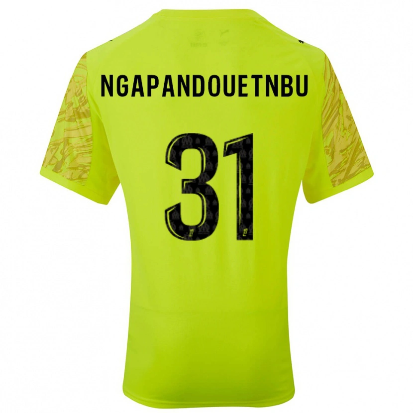 Danxen Homme Simon Ngapandouetnbu #31 Maillot de Gardien Vert Fluo Noir 2025/26 T-shirt