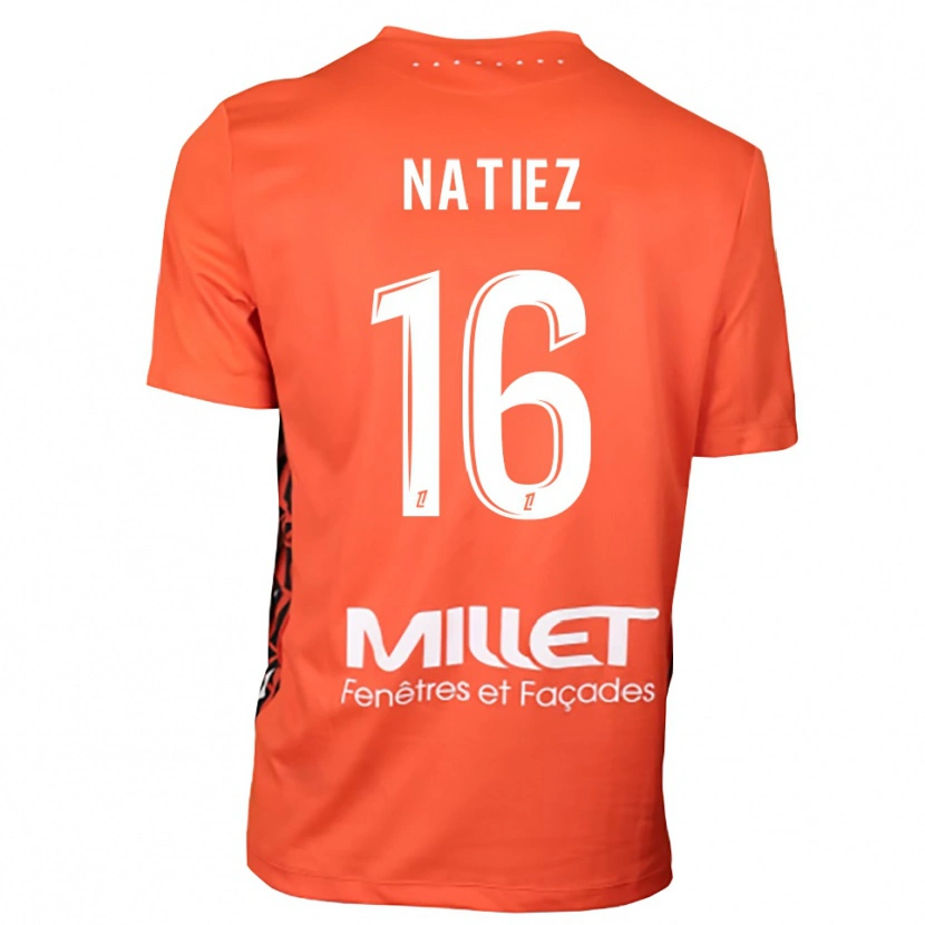 Danxen Homme Stanislas Natiez #16 Maillot de Gardien Orange Blanc 2025/26 T-shirt