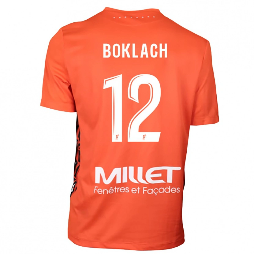 Danxen Homme Kateryna Boklach #12 Maillot de Gardien Orange Blanc 2025/26 T-shirt