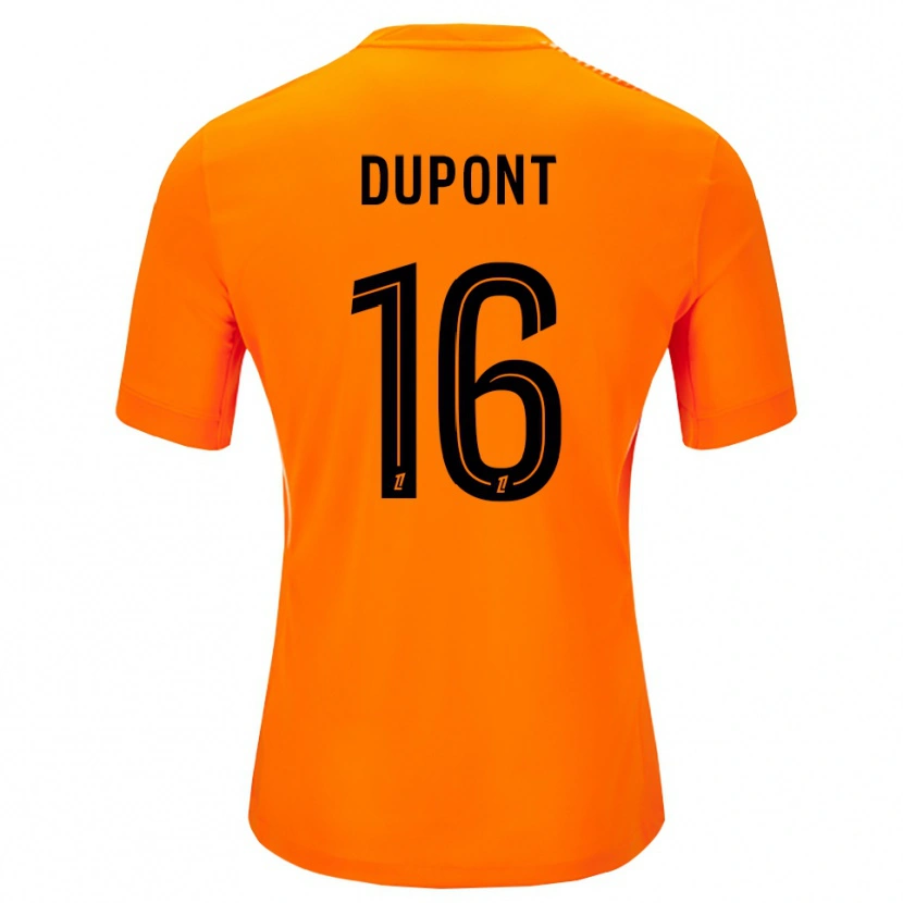 Danxen Homme Raphaël Dupont #16 Maillot de Gardien Orange Noir 2025/26 T-shirt