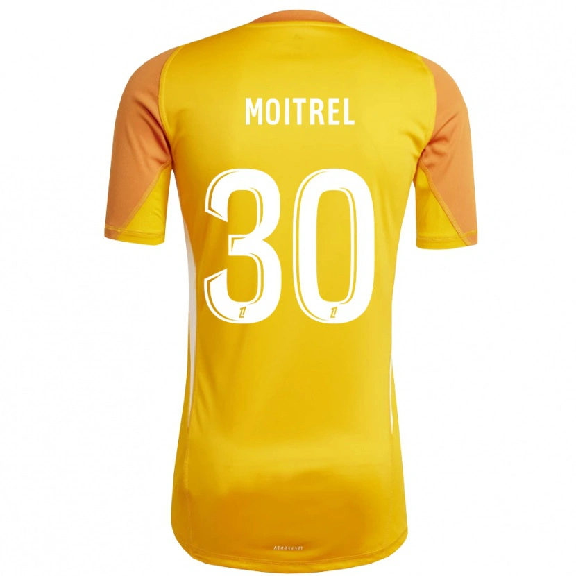 Danxen Homme Pauline Moitrel #30 Maillot de Gardien Orange Blanc 2025/26 T-shirt