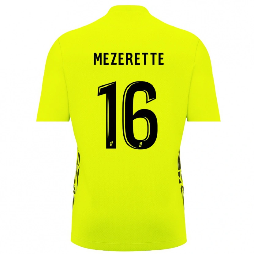 Danxen Homme Louis Mezerette #16 Maillot de Gardien Vert Fluorescent 2025/26 T-shirt