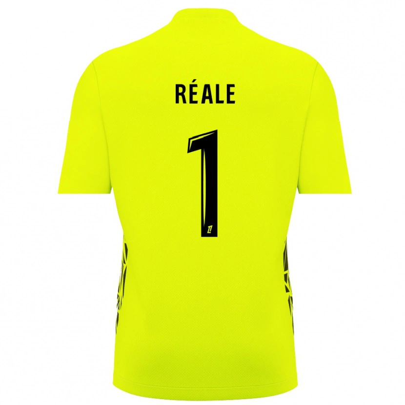 Danxen Homme Pierre Réale #1 Maillot de Gardien Vert Fluorescent 2025/26 T-shirt