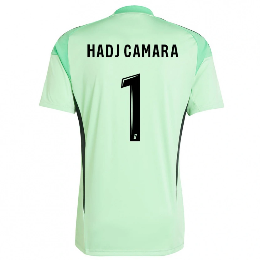 Danxen Homme El Hadj Camara #1 Maillot de Gardien Vert Clair Noir 2025/26 T-shirt