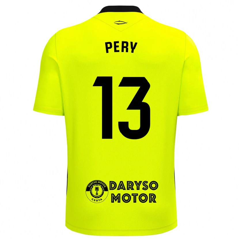 Danxen Homme Pery #13 Maillot de Gardien Vert Jaune Noir 2025/26 T-shirt