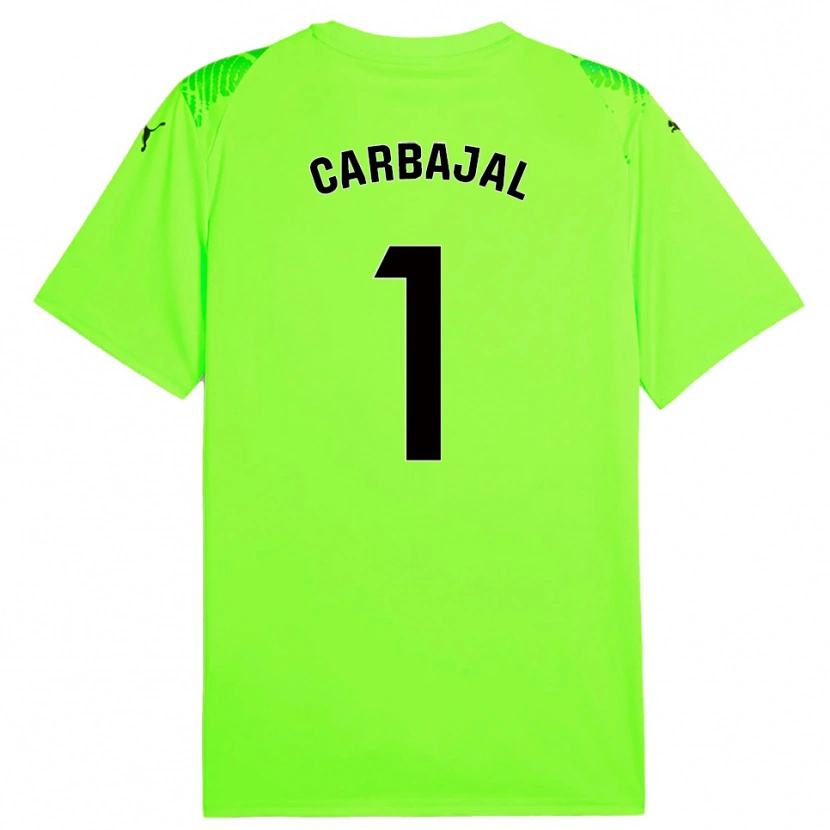 Danxen Homme Cristina Díaz Carbajal #1 Maillot de Gardien Vert Gazon 2025/26 T-shirt