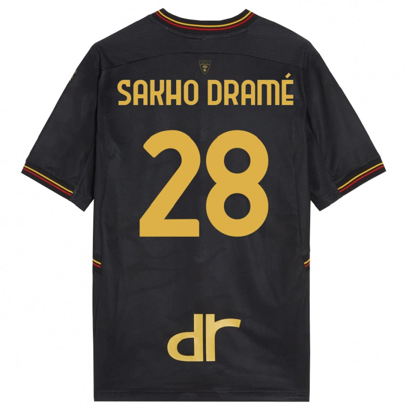 Danxen Homme Samba Sakho Dramé #28 Maillot de Gardien Noir Marron 2025/26 T-shirt