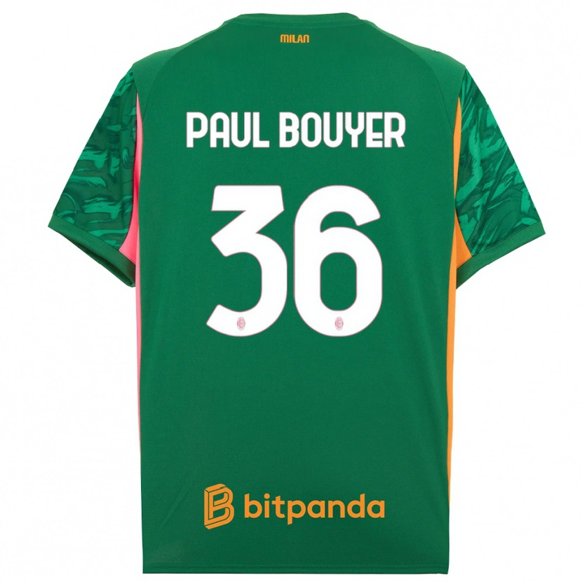 Danxen Homme Léo Paul Bouyer #36 Maillot de Gardien Vert Orange Rose 2025/26 T-shirt