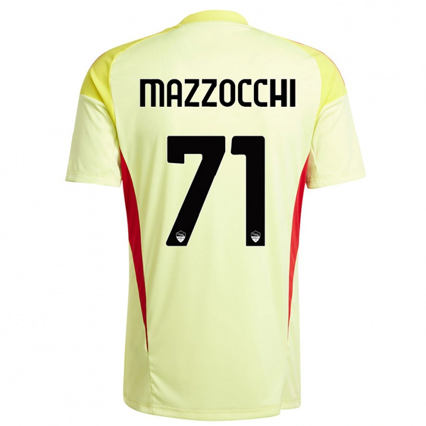 Danxen Homme Giulia Mazzocchi #71 Maillot de Gardien Jaune Clair Orange 2025/26 T-shirt