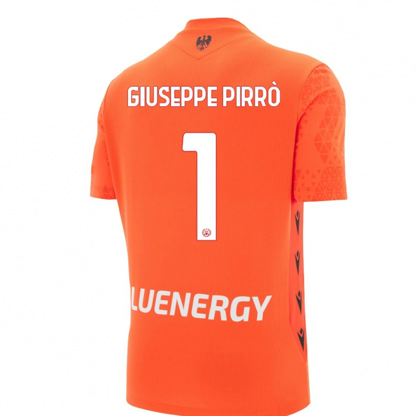 Danxen Homme Marco Giuseppe Pirrò #1 Maillot de Gardien Rouge Orange Noir 2025/26 T-shirt