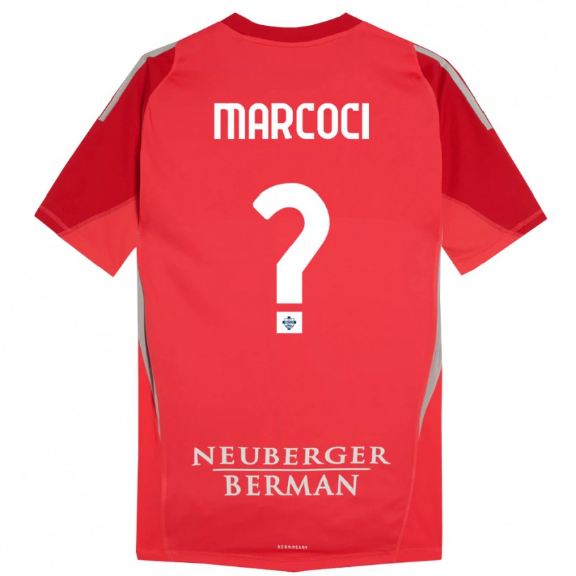 Danxen Homme Alexandru Marcoci #0 Maillot de Gardien Gris Rouge 2025/26 T-shirt