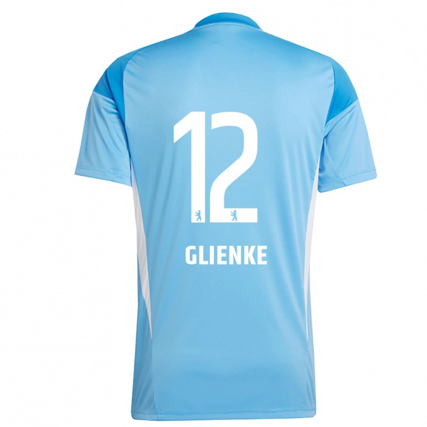 Danxen Homme Niklas Glienke #12 Maillot de Gardien Bleu Noir 2025/26 T-shirt