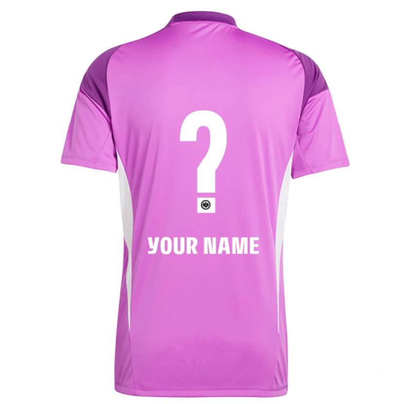 Danxen Homme Eintracht Frankfurt Maillot de Gardien Blanc Lilas 2025/26 T-shirt