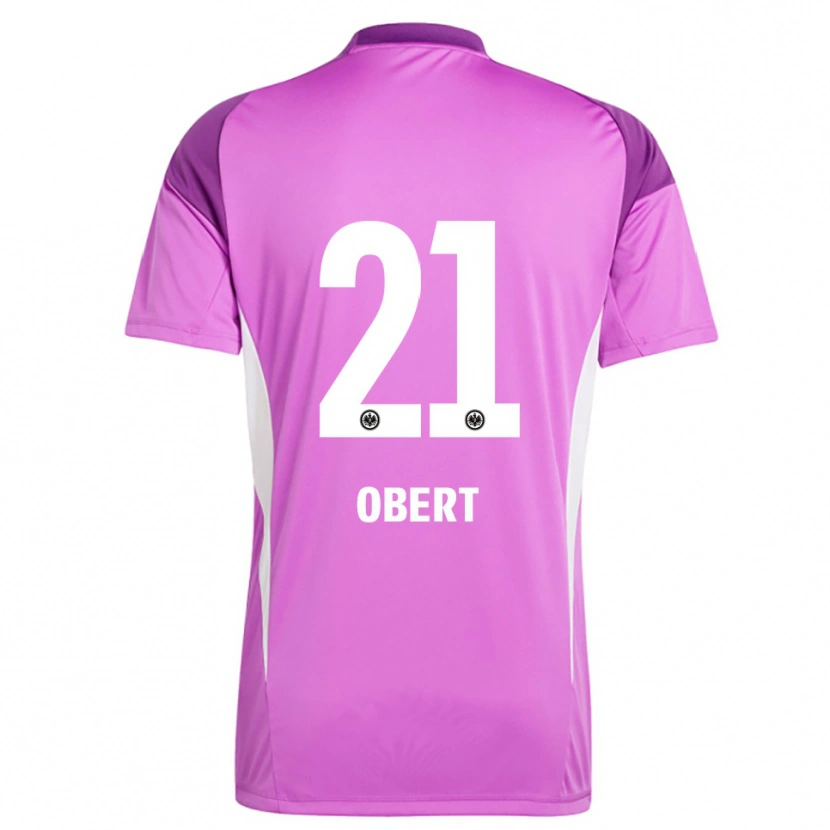 Danxen Homme Yuriy Obert #21 Maillot de Gardien Blanc Lilas 2025/26 T-shirt