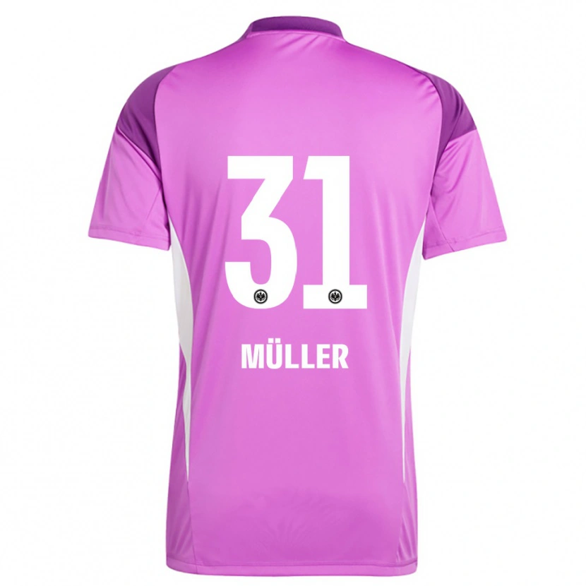 Danxen Homme Laurin Müller #31 Maillot de Gardien Blanc Lilas 2025/26 T-shirt