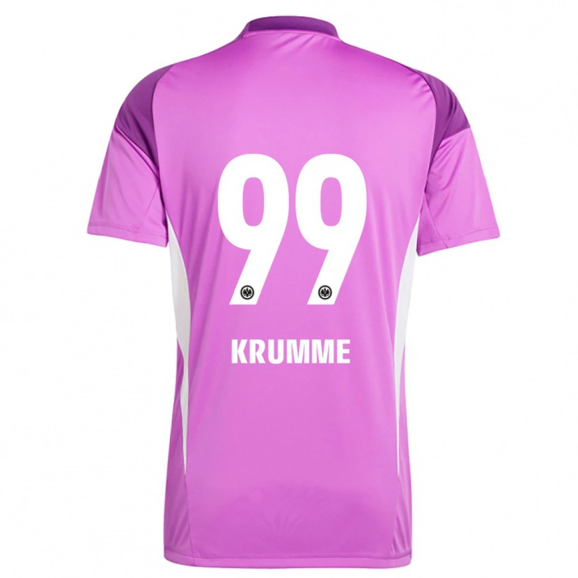 Danxen Homme Janne Krumme #99 Maillot de Gardien Blanc Lilas 2025/26 T-shirt