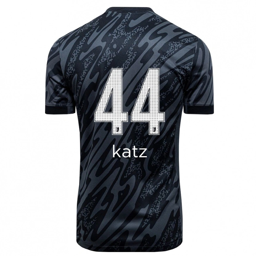 Danxen Homme Kilian Katz #44 Maillot de Gardien Noir Blanc 2025/26 T-shirt